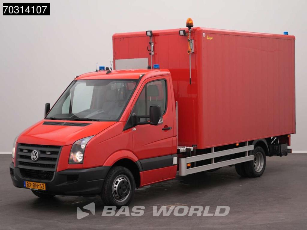 Volkswagen Crafter 136pk Hiab 013 T-2 Kraan D'Hollandia Laadklep Zijdeur Dubbellucht Bakwagen Navi Airco Cruis Foto 3