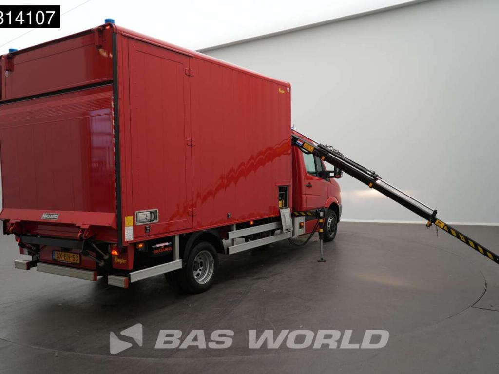 Volkswagen Crafter 136pk Hiab 013 T-2 Kraan D'Hollandia Laadklep Zijdeur Dubbellucht Bakwagen Navi Airco Cruis Foto 5
