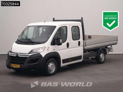 Citroen Jumper 130pk Dubbel Cabine Open Laadbak Airco Cruise Euro6 Pritsche Pickup Open Box A/C Cruise cont vendida por BAS World B.V.