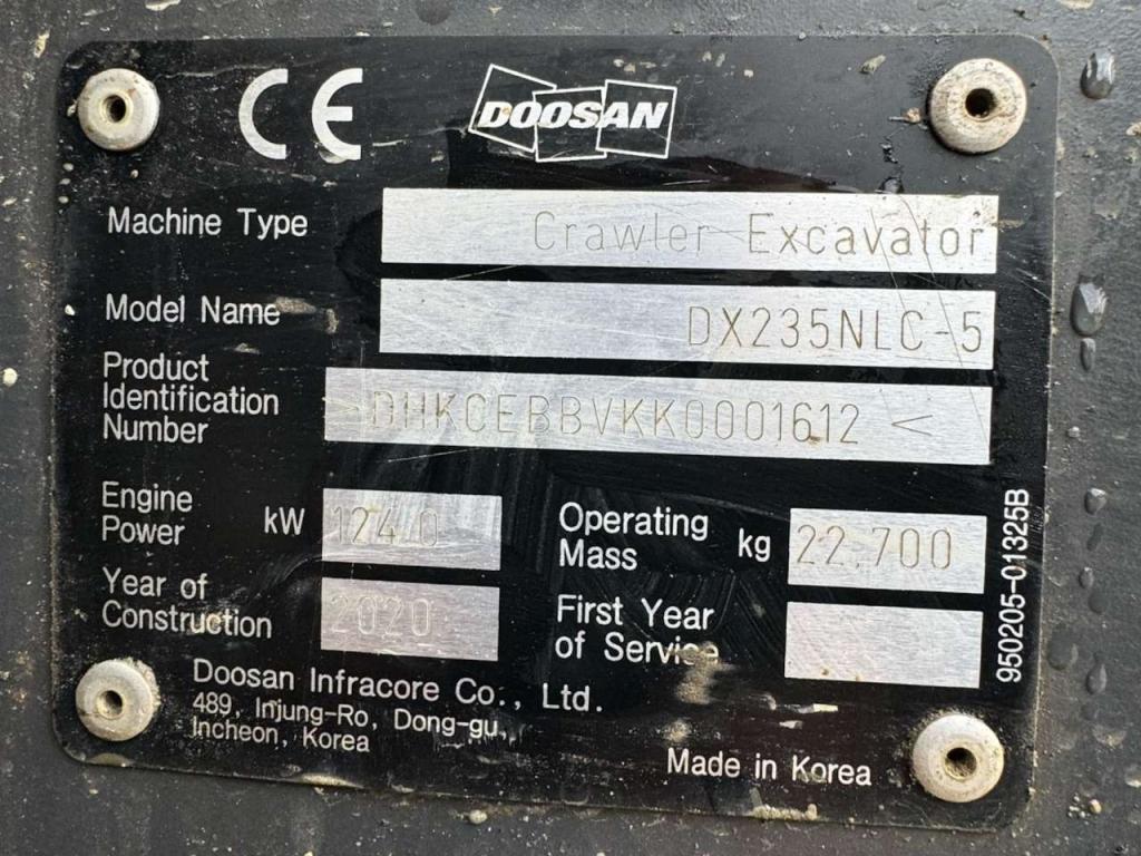 Doosan DX235NLC-5 Foto 5