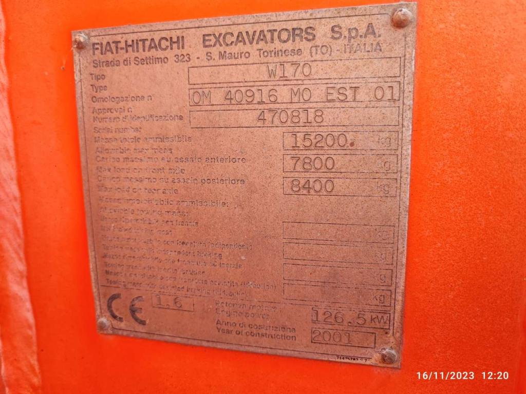 Fiat Hitachi W170 Foto 9