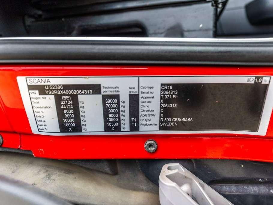 Scania R500 - PALFINGER 74002/5x Foto 26