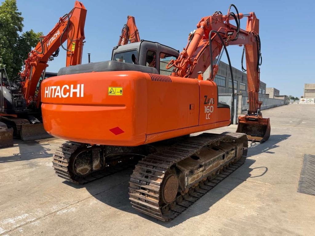 Hitachi zx 160 triplice Foto 1