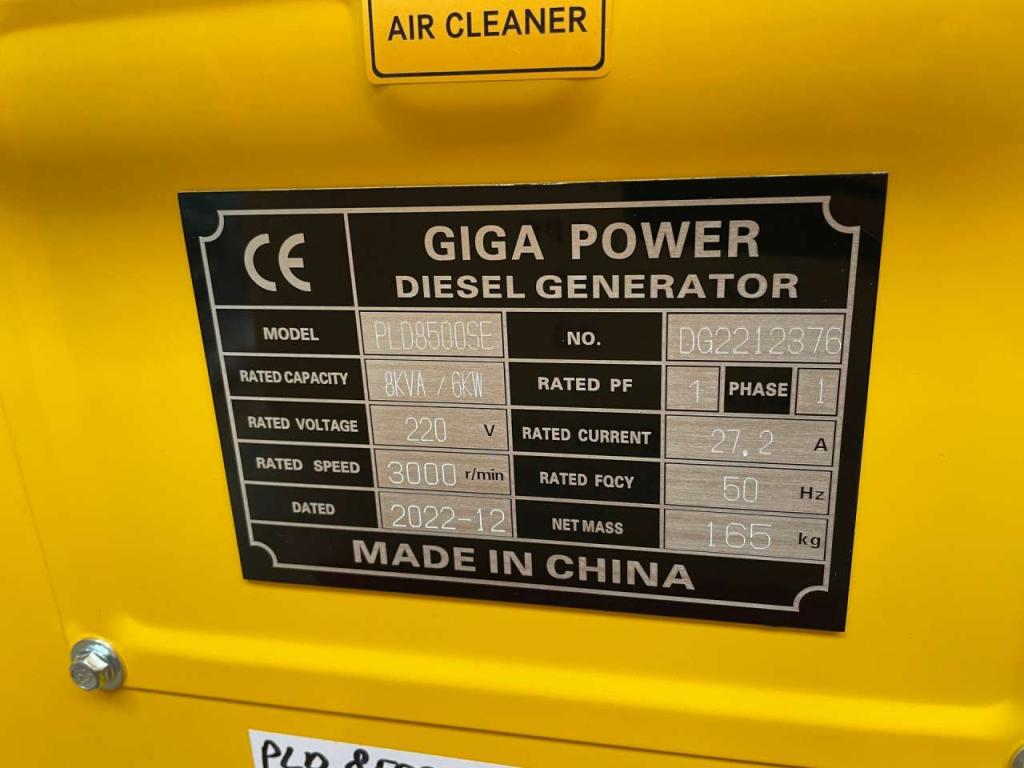 Giga Power PLD8500SE 8 kVA silent generator Foto 10
