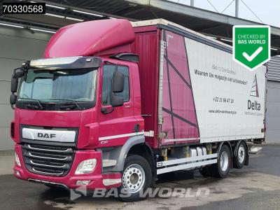 Daf CF 340 6X2 Curtainsides 2000kg tailgate Lift+steering axle MX Engine Brake Euro 6 vendida por BAS World B.V.