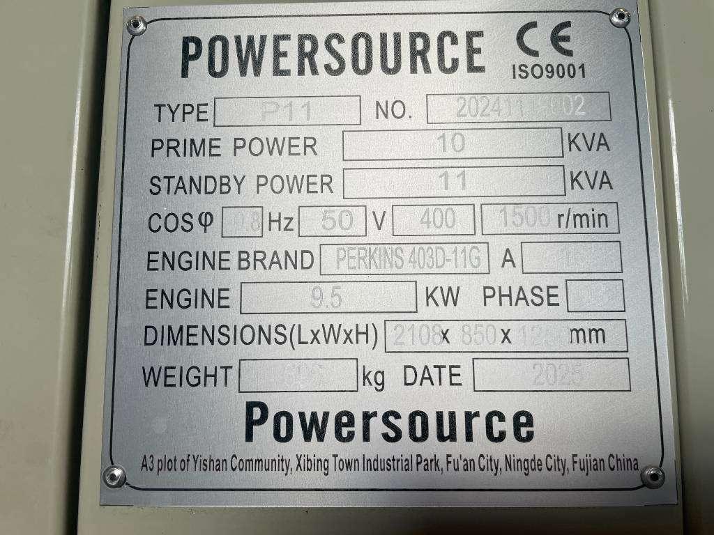 Perkins 403D-11G - 11 kVA Used Generator - DPX-12667 Foto 6