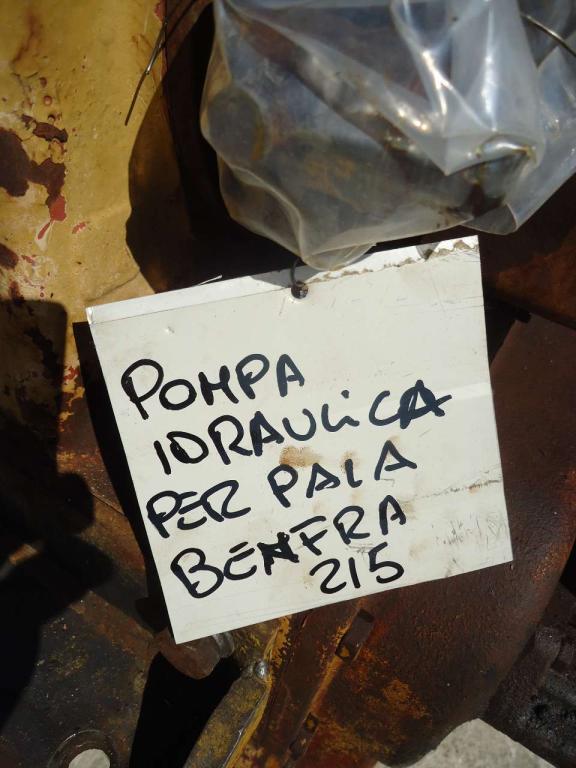 Bomba hidráulica para Benfra 215 Foto 4