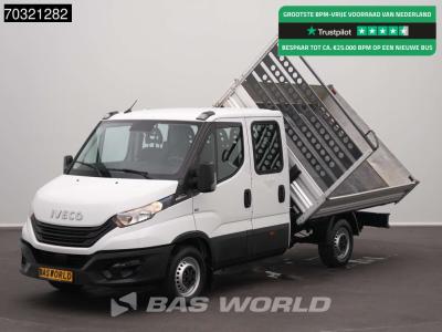 Iveco Daily 35S16 Automaat 3 zijdige Kipper Dubbel Cabine 3.5t trekhaak Benne Kieper Tipper Airco Trekhaa vendida por BAS World B.V.
