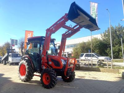 Kioti TRATTORE KIOTI DK 6020 CABINATO con CARICATORE KL 5510 N - RUOTE TRACTOR vendida por Giordano Srl