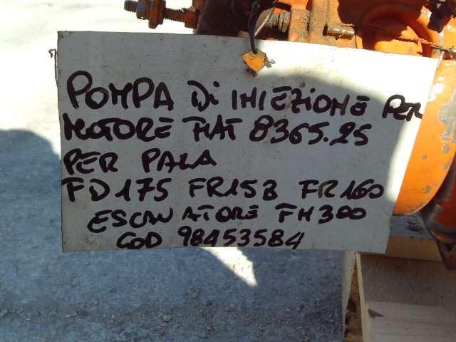 Bomba de inyección para FD175-FR15B-FR160-FH300 MOTORE FIAT 8365.25 - COD. 98453584 Foto 5