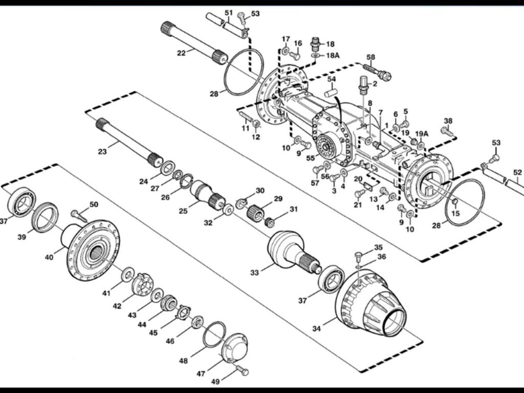 Volvo Rear planetary axle for Volvo L120C Foto 2