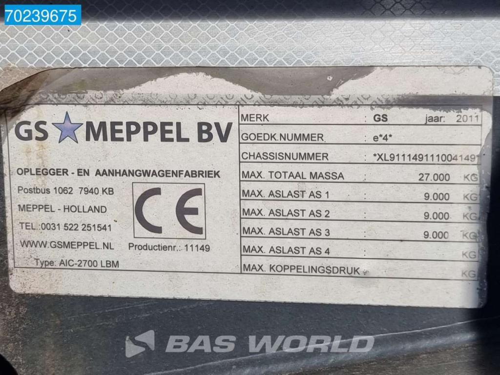 GS Meppel AIC-2700 LBM 3 axles Liftachse Foto 15