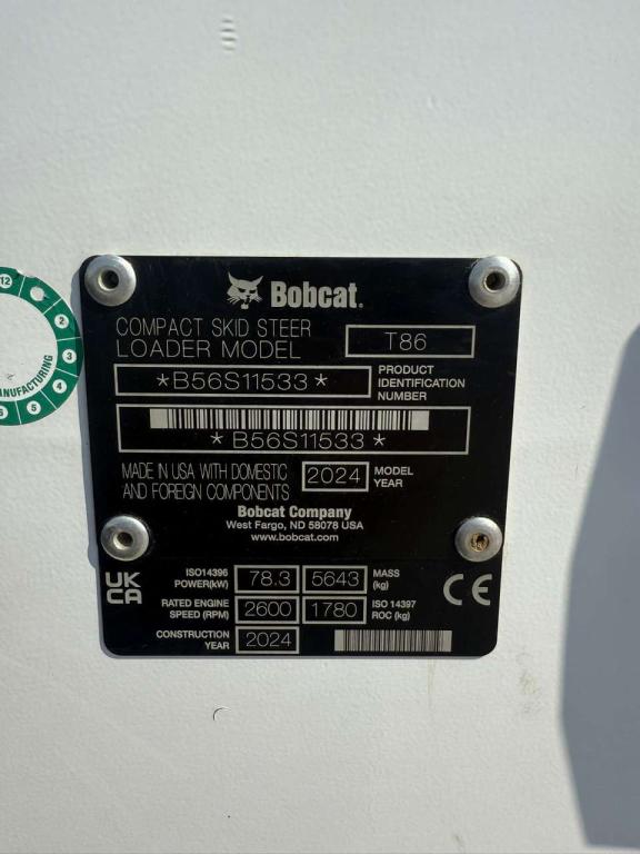 Bobcat T86 Foto 20