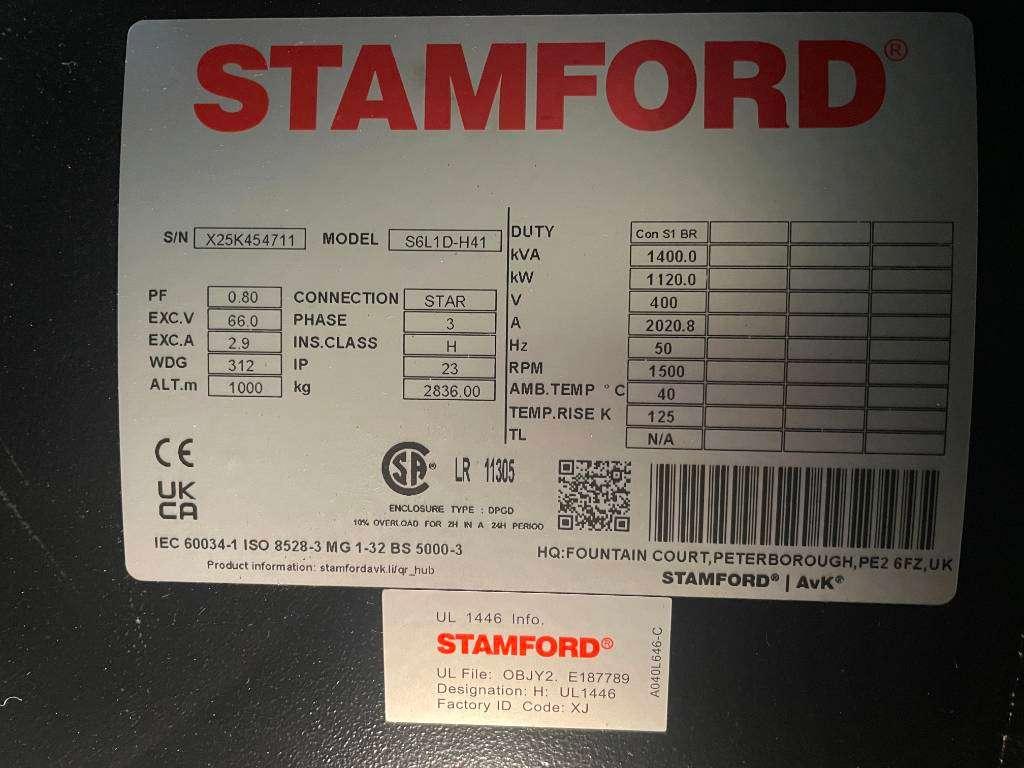 Cummins KTA50-G3 - 1375 kVA Generator - DPX-18819 Foto 14