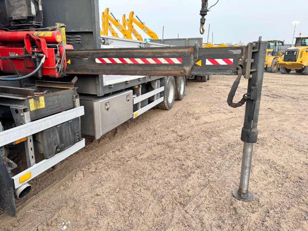 Daf CF85.410 + 21m Fassi Crane + Trailer Foto 15