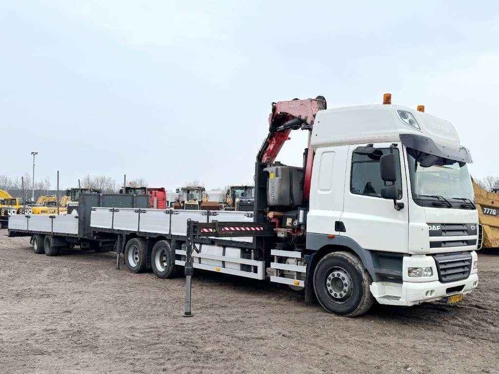 Daf CF85.410 + 21m Fassi Crane + Trailer Foto 6