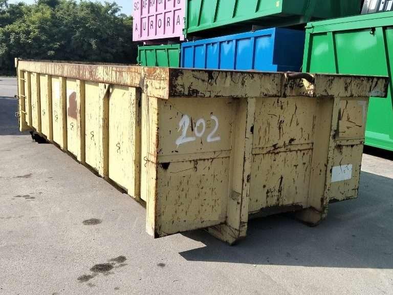 CONTAINER SCARRABILE USATO A CIELO APERTO Foto 5