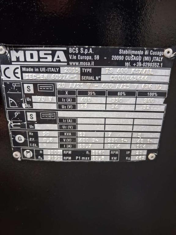 Mosa TS 400 KSX/EL Foto 6