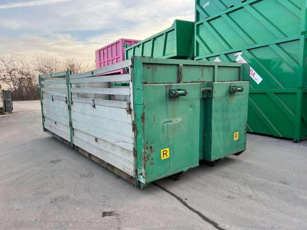 CONTAINER SCARRABILE USATO A PIANALE CON SPONDE Foto 4