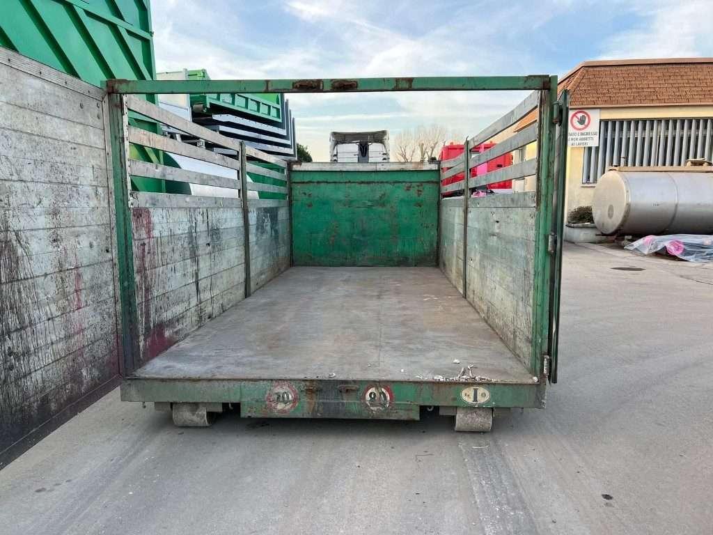 CONTAINER SCARRABILE USATO A PIANALE CON SPONDE Foto 5