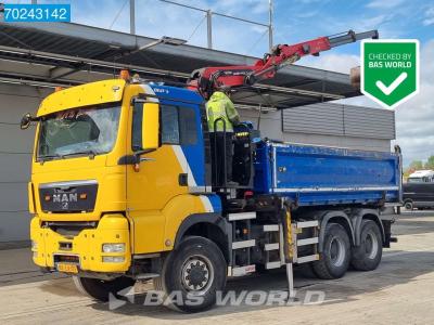 Man TGS 26.400 6X6 NL-Truck 15tons Palfinger Epsilon Crane12m3 2-Seiten vendida por BAS World B.V.