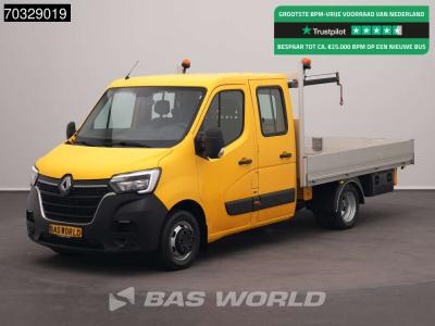 Renault Master 165PK Dubbel Cabine Dubbellucht Open Laadbak 3,5t Trekhaak LED Airco Cruise Euro6 Pritsche P vendida por BAS World B.V.