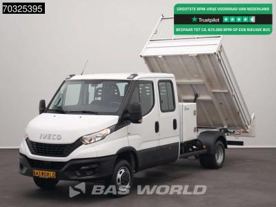 Iveco Daily 35C16 3.0L Dubbel Cabine Kipper met Kist 3,5t Trekhaak Dubbellucht 160PK Navi Airco Cruise Eu vendida por BAS World B.V.