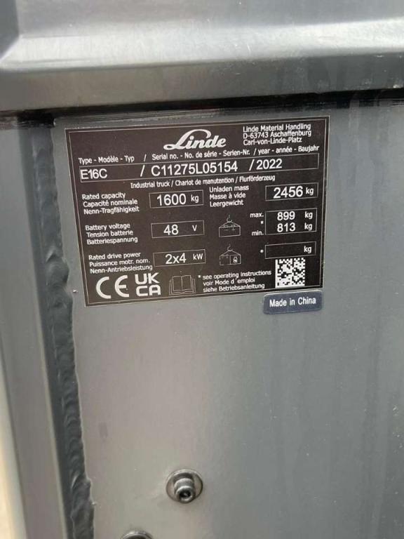 Linde E16C-01 Foto 7
