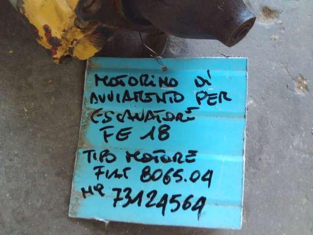Motor de arranque para Fiat Allis FE18 - MOTORE FIAT 8065.04 - N. 73124564 Foto 5