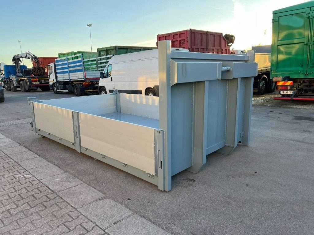 CONTAINER SCARRABILE NUOVO A PIANALE CON SPONDE Foto 2