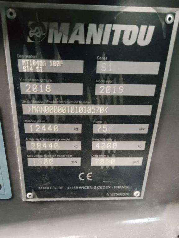 Manitou MT1840A Foto 10