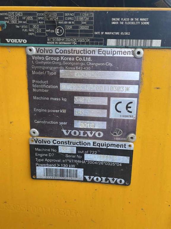 Volvo ECR305CL Foto 13