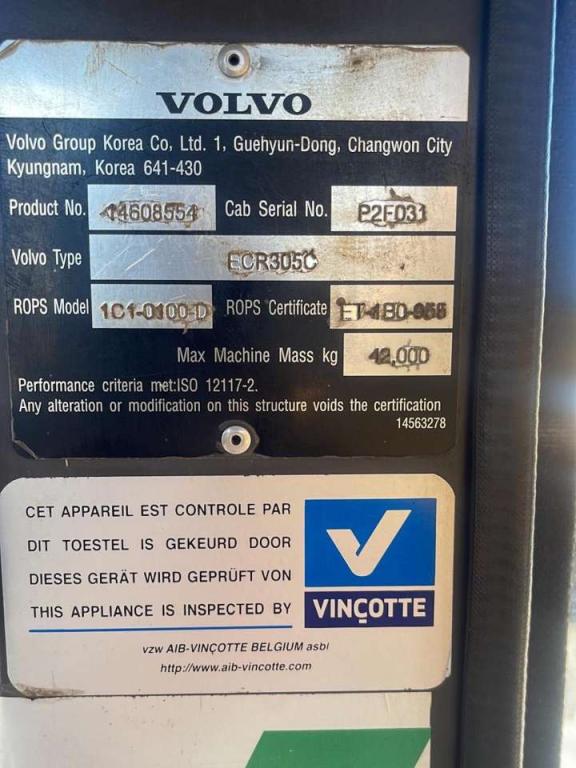 Volvo ECR305CL Foto 14