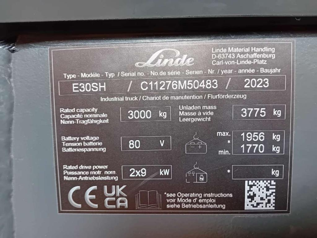 Linde E30SH Foto 8