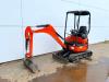 Kubota U17-3 - Hydr. Undercarriage / Hammer Lines Foto 2 thumbnail