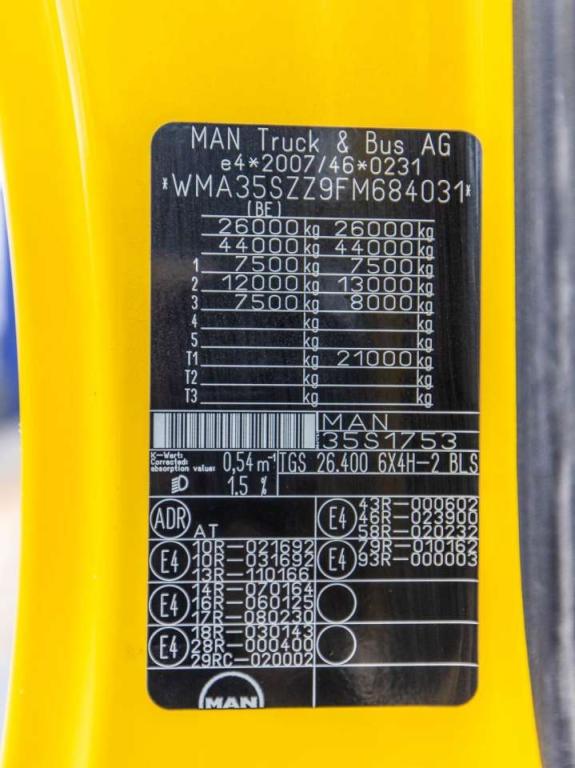 Man TGS 26.400 BLS - 6X4H+MIXER 12M3 Foto 22