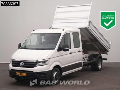 Volkswagen Crafter 177pk Kipper Dubbele Cabine Dubbellucht Airco Navi 3,5t Trekhaak Euro6 Kieper Benne Tipper vendida por BAS World B.V.