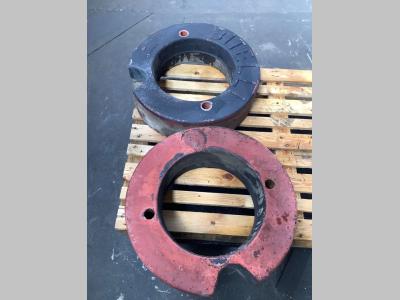 Contrapeso (maquinaria de construcción) para Bitelli BB650 vendida por Massucco T. Srl Area Ricambi