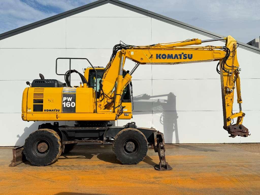 Komatsu PW160-8 - Triple Boom / Blade / Hammer Lines Foto 6