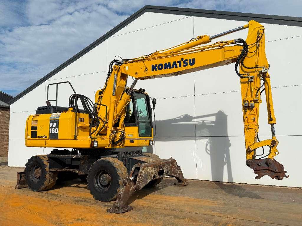 Komatsu PW160-8 - Triple Boom / Blade / Hammer Lines Foto 7