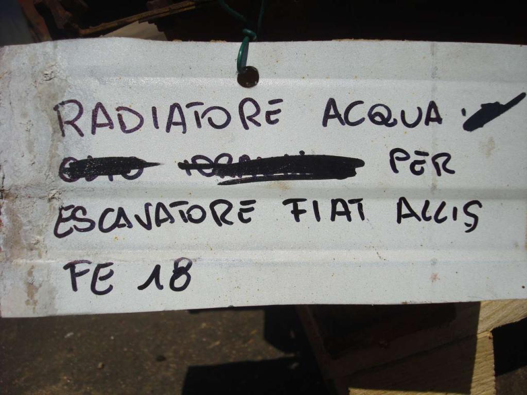 Radiador de agua para Fiat Allis FE18 Foto 3