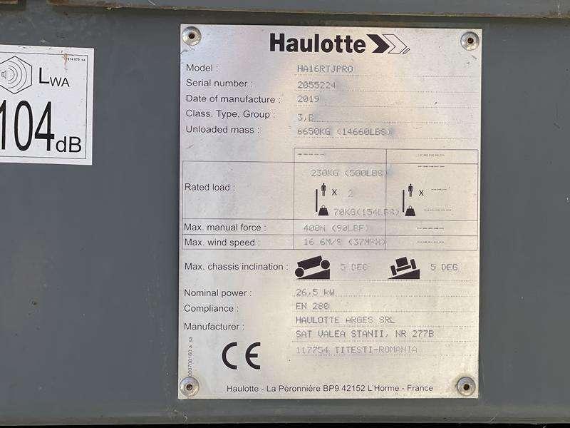 Haulotte HA 16 RTJ PRO - RNT Foto 5