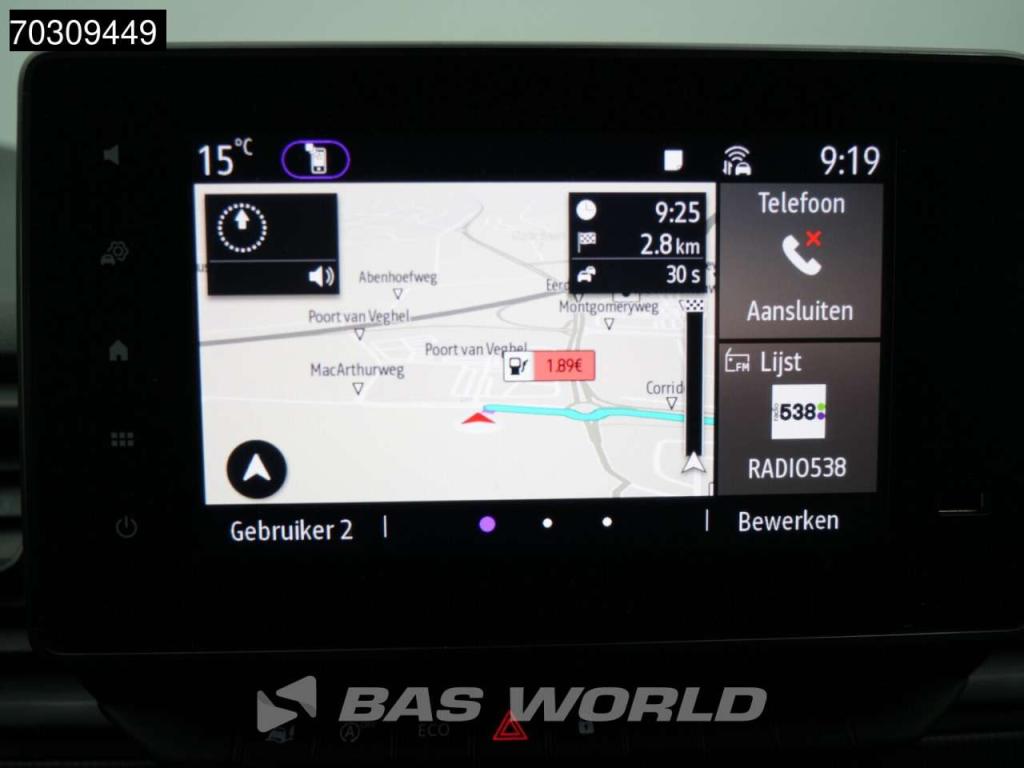 Renault Trafic 130pk L2H1 LED Navi Airco Cruise Camera Parkeersensoren Euro6 L2 Airco Cruise control Foto 19