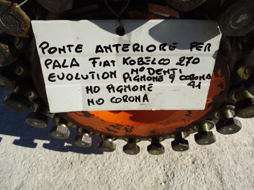 Eje delantero para Fiat Kobelco W270 Foto 2