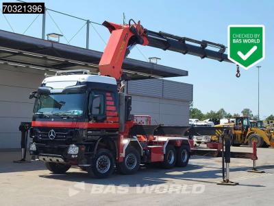 Mercedes-Benz Actros 4151 8X8 8x8 Palfinger PK150002 Crane Kran Full Steel Automatic Euro 5 vendida por BAS World B.V.