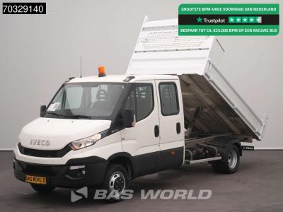 Iveco Daily 35C17 3.0L Kipper Dubbel Cabine Dubbellucht 3,5t Trekhaak Cruise Euro6 Tipper Benne Kieper Tr vendida por BAS World B.V.