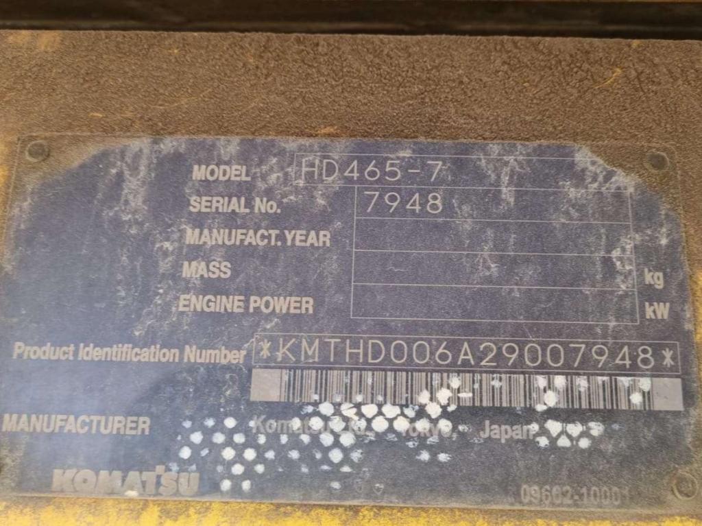 Komatsu HD465-7 Foto 8