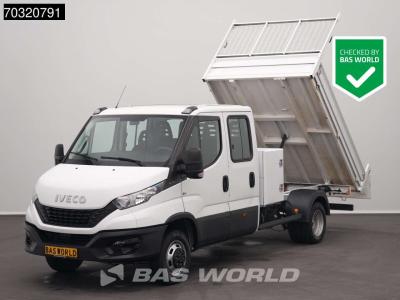 Iveco Daily 35C16 3.0L Dubbel Cabine met Kist Dubbellucht 3,5t Trekhaak Navi Airco Euro6 Tipper Benne Kie vendida por BAS World B.V.