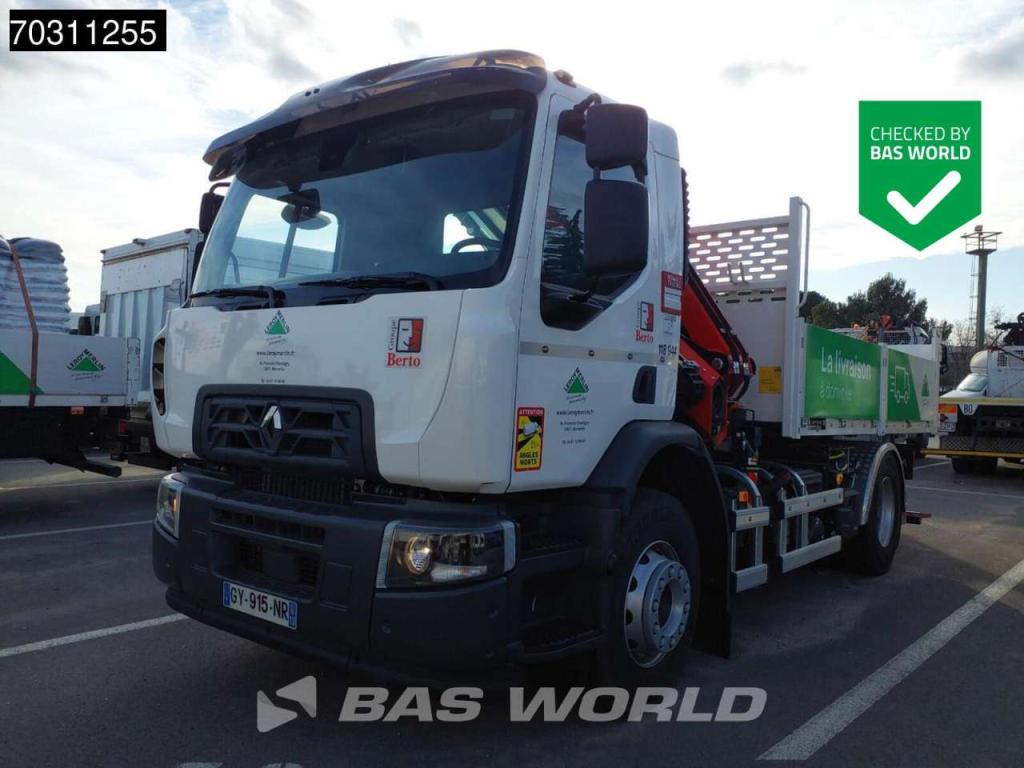Renault C 320 4X2 Fassi F125.A.1.23 XE Kran Crane Tipper Automatic Euro 6 Foto 1