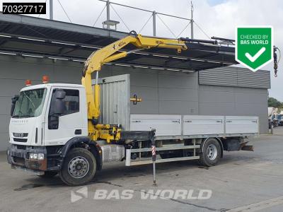 Iveco Eurocargo 180E250 4X2 HYVA HB.150XE3 Kran Crane Automatic Euro 5 vendida por BAS World B.V.